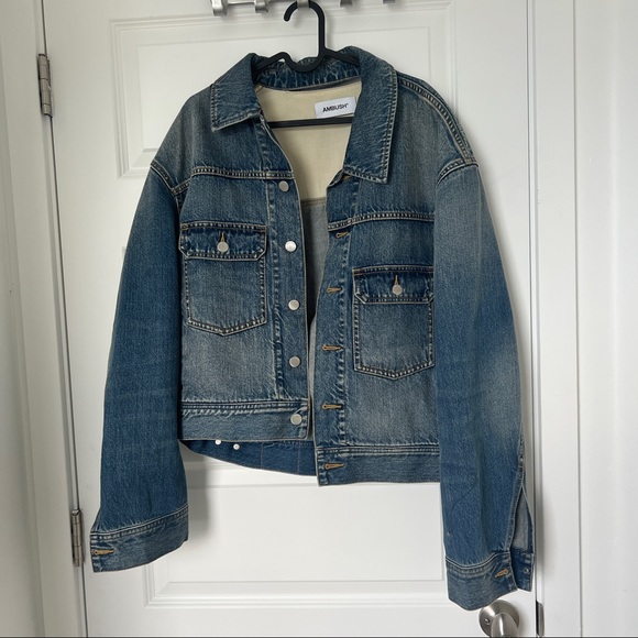AMBUSH® UNTITLED LOGO DENIM JACKET SIZE 1 - Picture 10 of 16